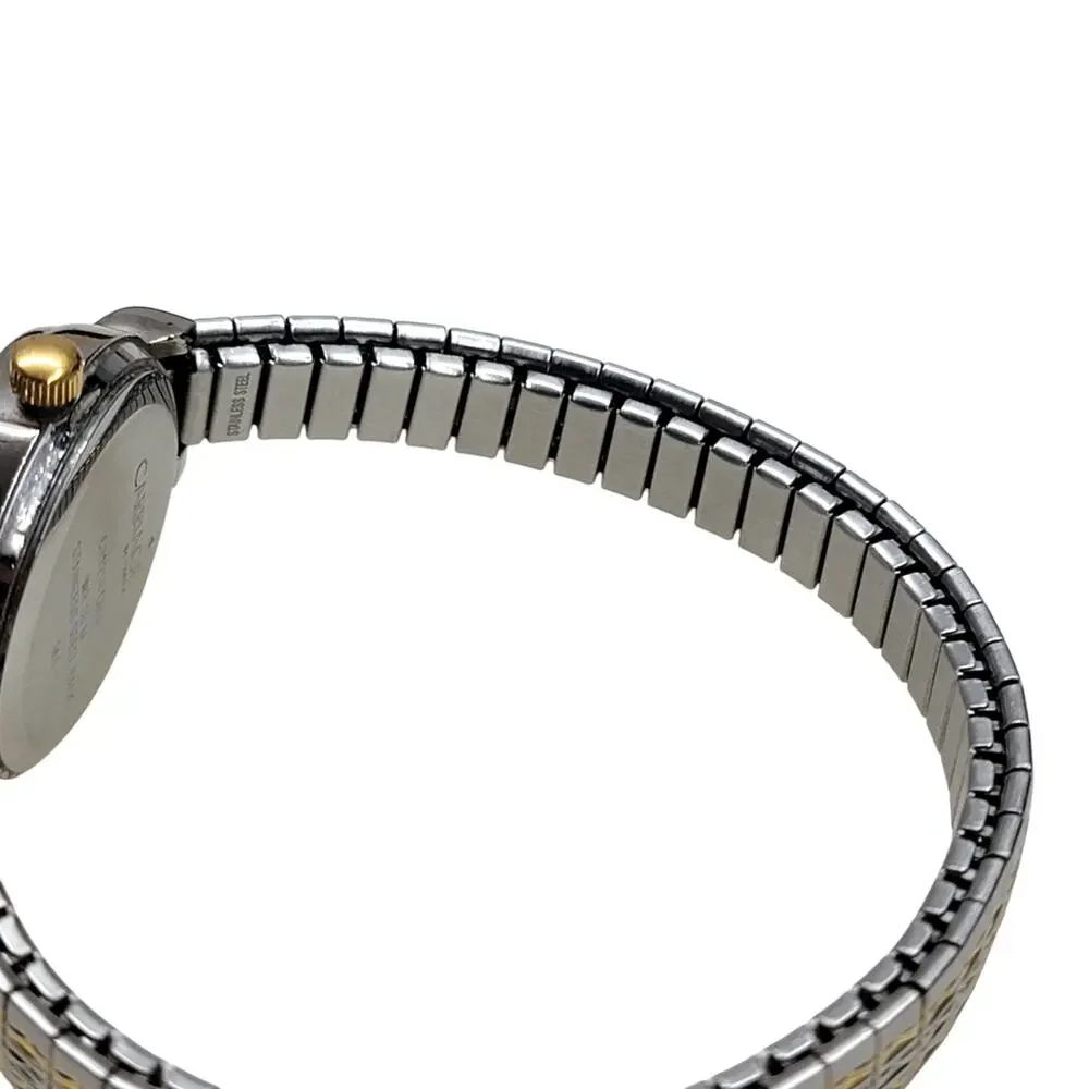 Carriage by Timex Womens Watch Indiglo Two Tone Expansion Band Quartz